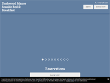 Tablet Screenshot of dashwoodmanor.com
